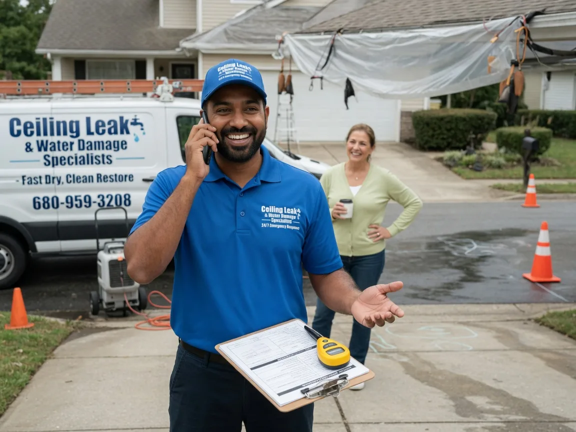 Ceiling Leak Cleanup Parkin, AR FAQs