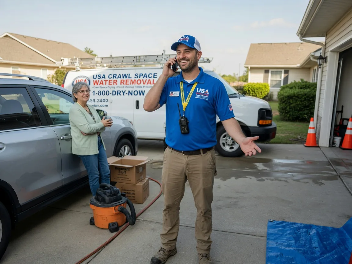 Crawl Space Water Removal Parkin, AR FAQs